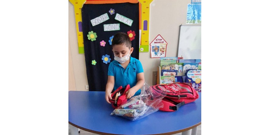 Minik öğrencilerden afet eğitimi