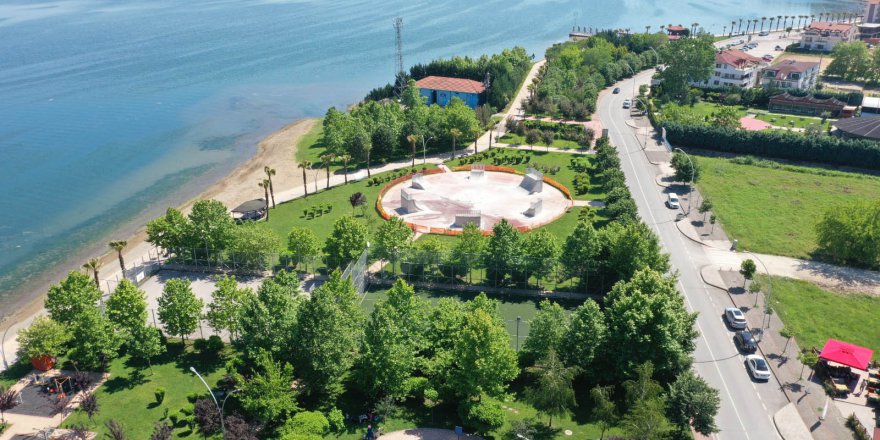 Başiskele kaykay pistinde çalışmalar devam ediyor