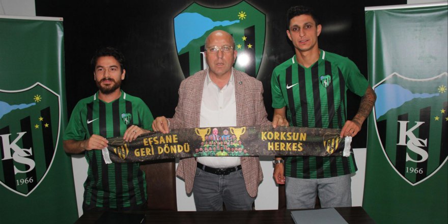 İrfan ve Benhur resmi imzalarını attı