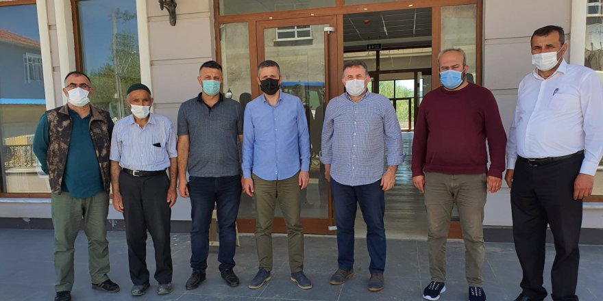 Doludan tarlaları zarar gören çiftçilere destek