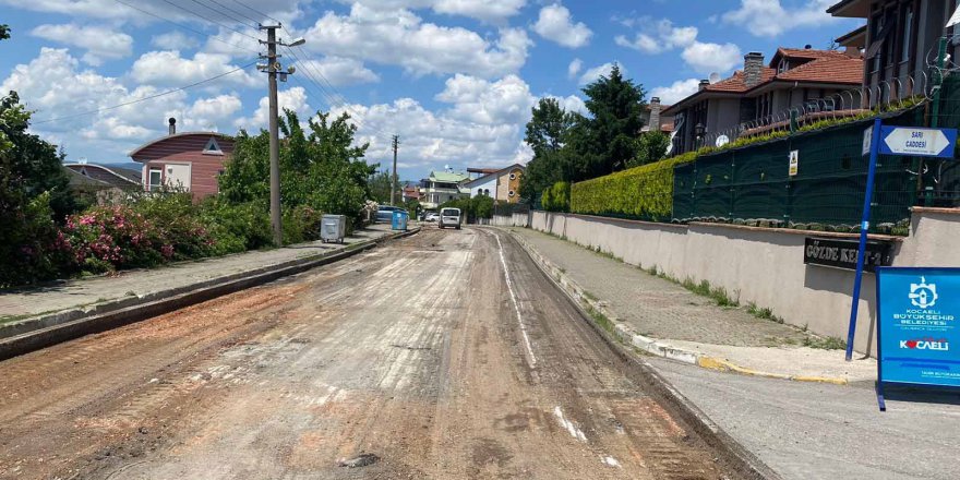 Başak Caddesi’nde üstyapı yenileniyor