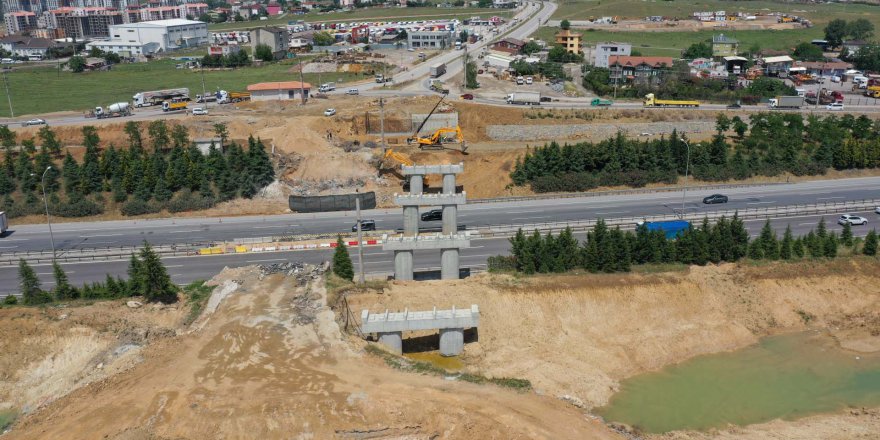 Gebze’deki dev projede yol genişletme ve köprü inşası