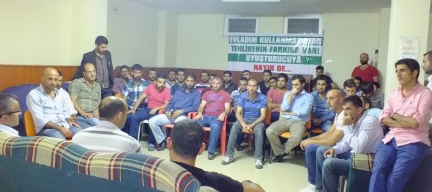 Gençlerden uyuşturucuya hayır toplantısı