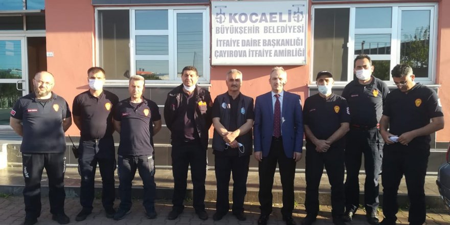 Koçan’dan itfaiye amirliğine ziyaret