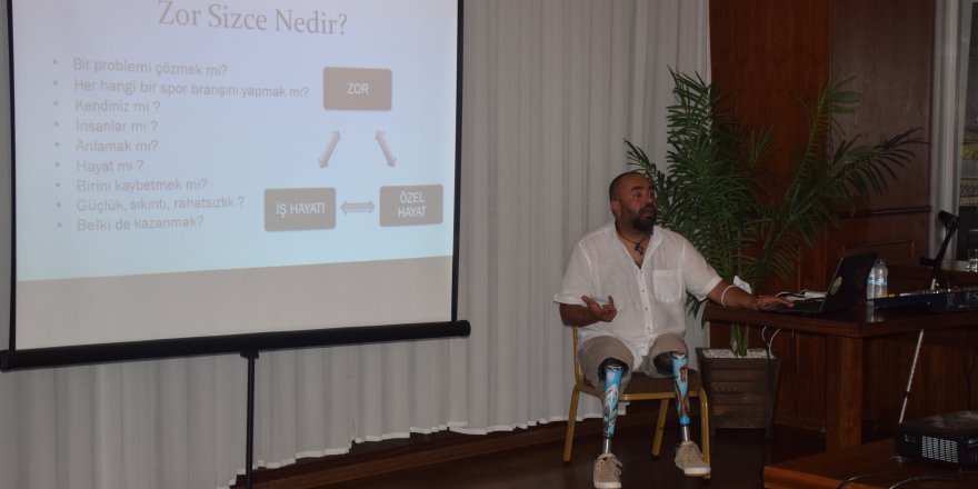 Short Track Milli Takımı'yla motivasyon seminerinde buluştu: