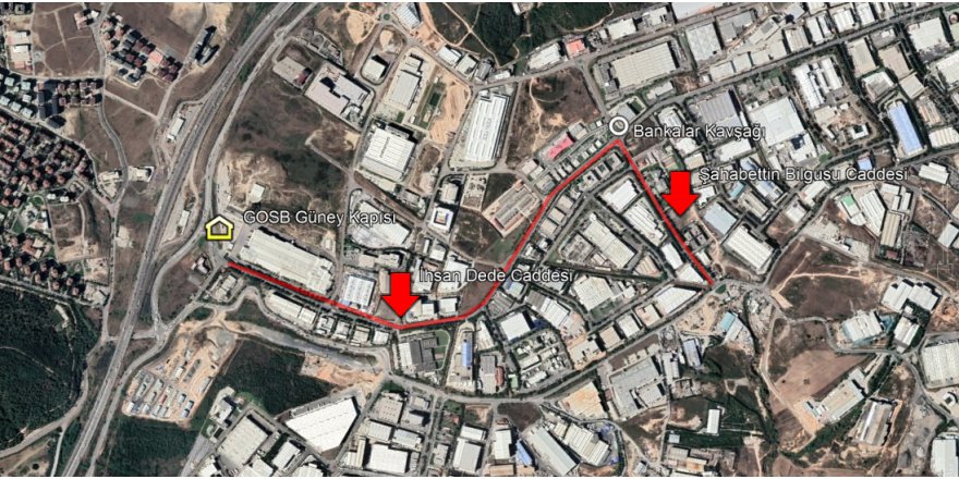 GOSB’ta asfalt çalışması