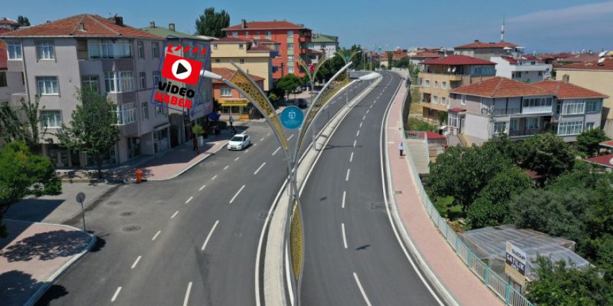 Darıca Cengiz Topel Caddesi’nde  yol çizgileri çizildi