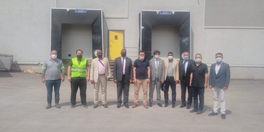 Sudan’dan gelen heyet mezbahayı ziyaret etti