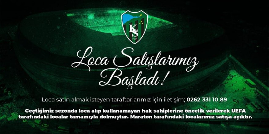 Localar satışa çıktı