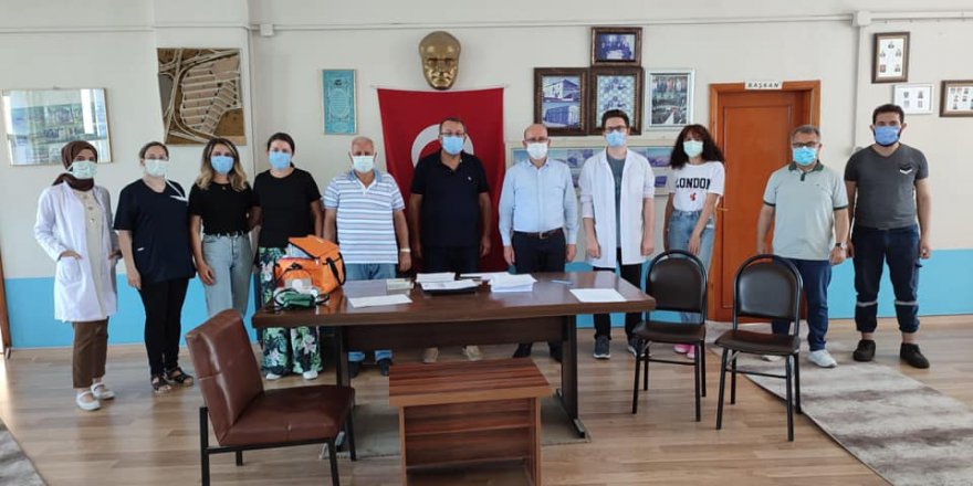 Hasköy Sanayi Sitesi’nde çalışanlara Covid aşısı