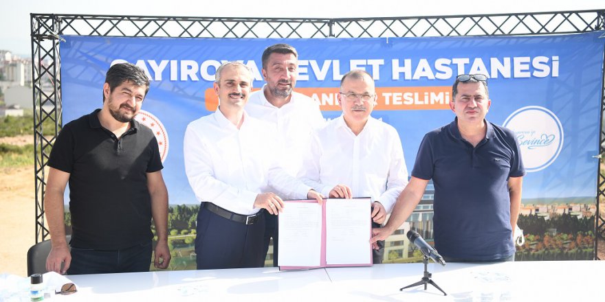 Çayırova Devlet Hastanesi’nin yer teslimi tamam