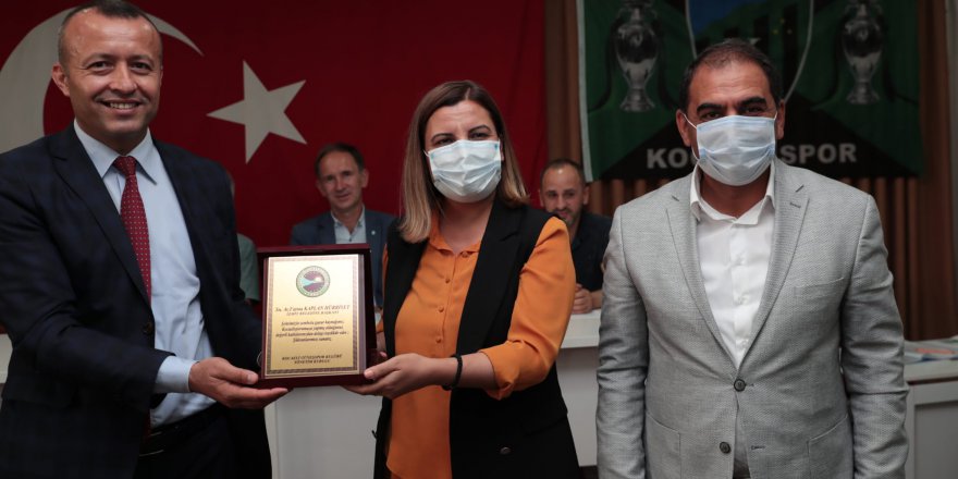 Güneşspor’dan Hürriyet’e teşekkür plaketi