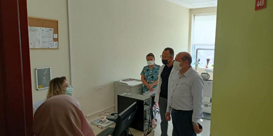 Hastanede değerlendirme turu yapıldı