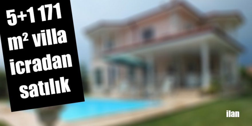 5+1 171 m² villa icradan satılık