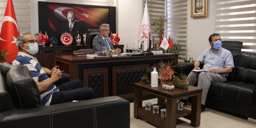 Pehlevan toplantıya katıldı