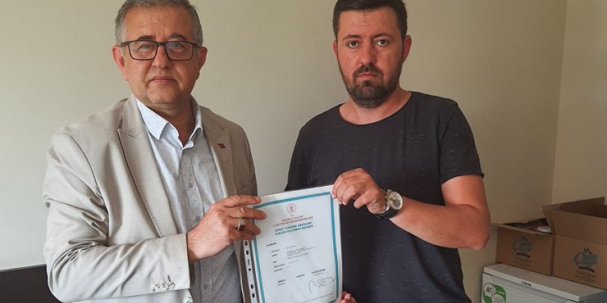 Gezinti Teknesi Belgesi verildi