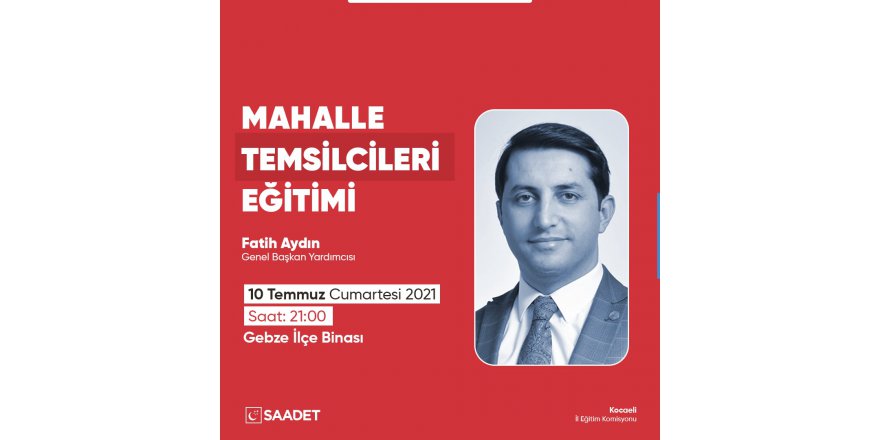 SP’de eğitim toplantıları başlıyor