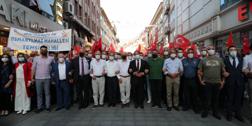 Gebze’de 15 Temmuz coşkusu