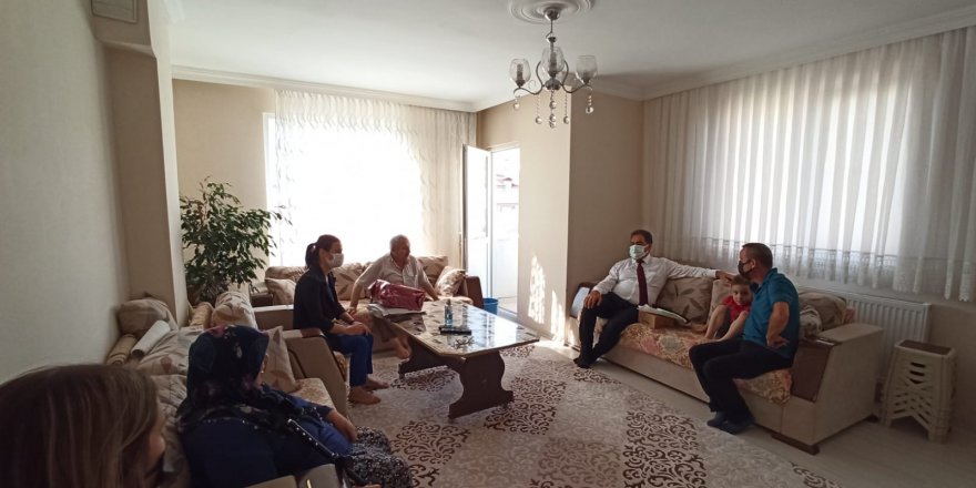 Kaymakam Güler’den şehit ailelerine ziyaret