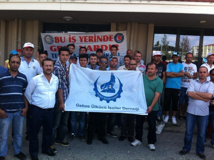 Ülkücü İşçilerden Kent grevine destek