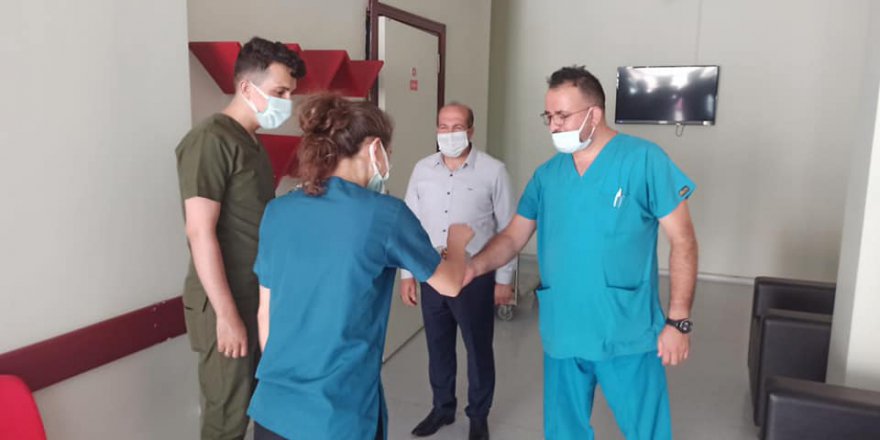 Hasta ve hasta yakınları unutulmadı