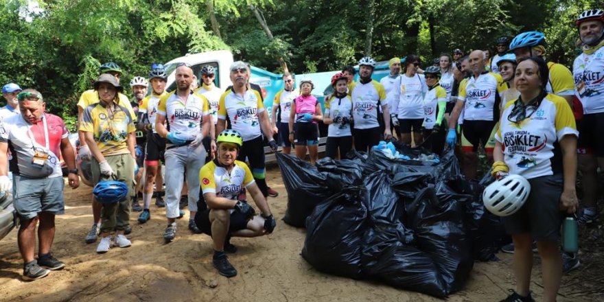 Kocaeli Turizm ve Bisiklet Festivali’nde çevre bilinci aşılandı