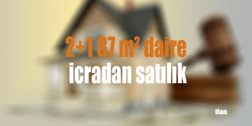 2+1 87 m² daire icradan satılık