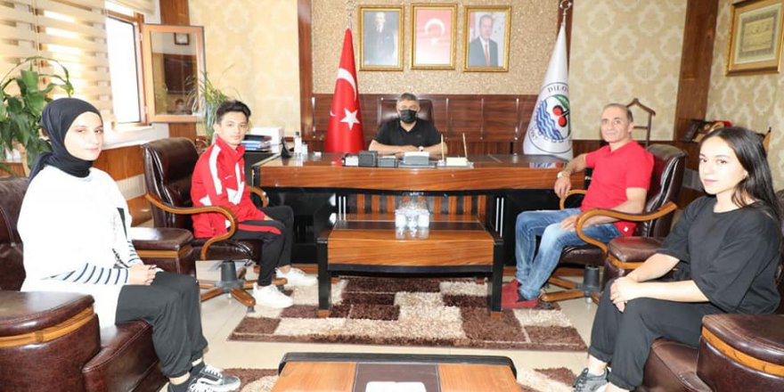 Başkan Şayir, başarılı sporcuları ağırladı