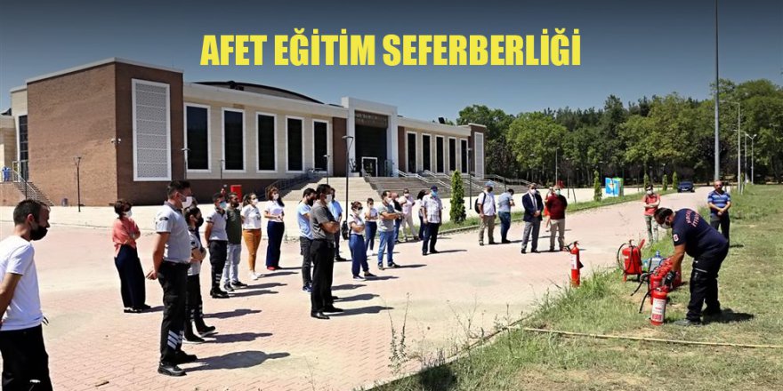 GTÜ’de yangını önleme ve söndürme eğitimi verildi