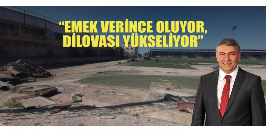 Dilovası Şehit Nihat Karataş stadı yenileniyor