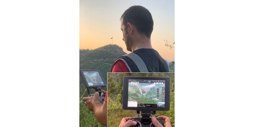 Kocaeli Polisi ormanlık alanları drone ile denetliyor