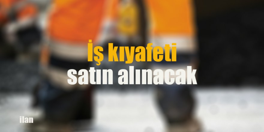 İş kıyafeti satın alınacak