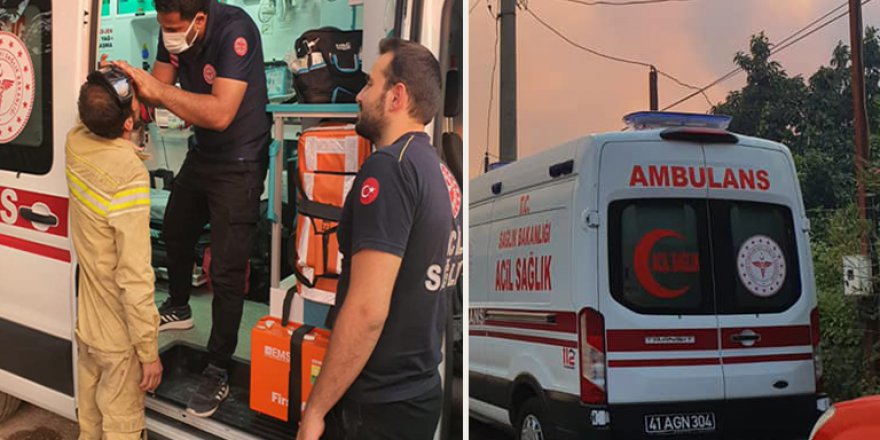 Kocaeli’den giden ekipler yangın bölgesine destek veriyor