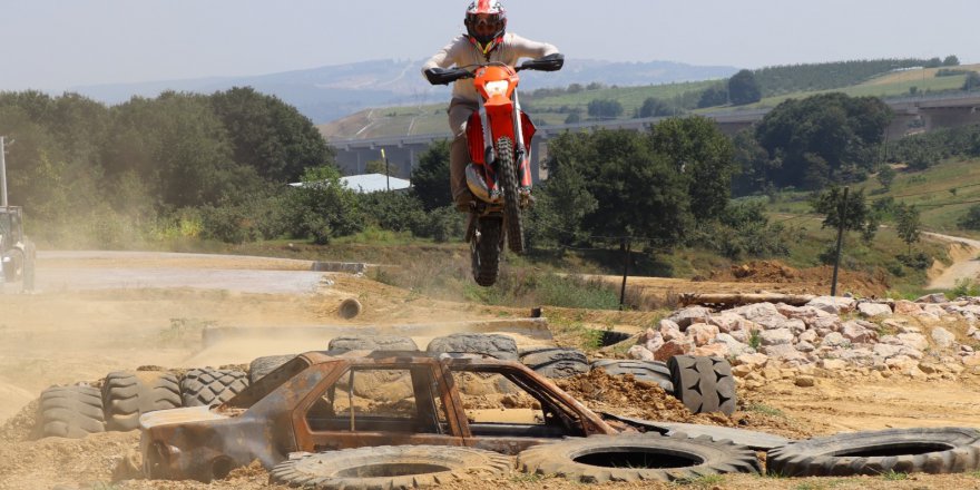 Akmeşe Motocross Parkuru’nda antrenman turları başladı