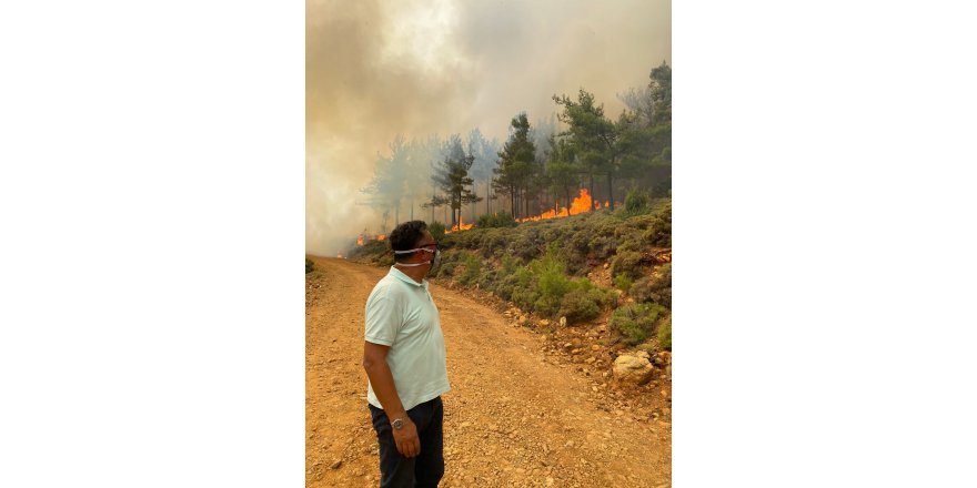 İyi Partili Şanbaz’dan yangın bölgesine ziyaret