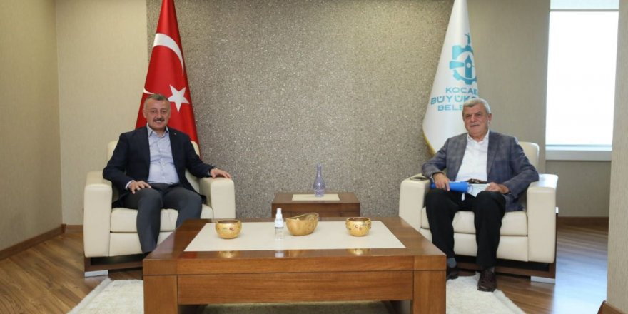 Büyükakın ve Karaosmanoğlu bir araya geldi