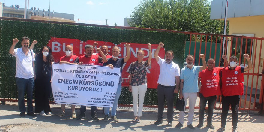 Emeğin kürsüsüne çağrıyı  Baldur grevinden yaptılar