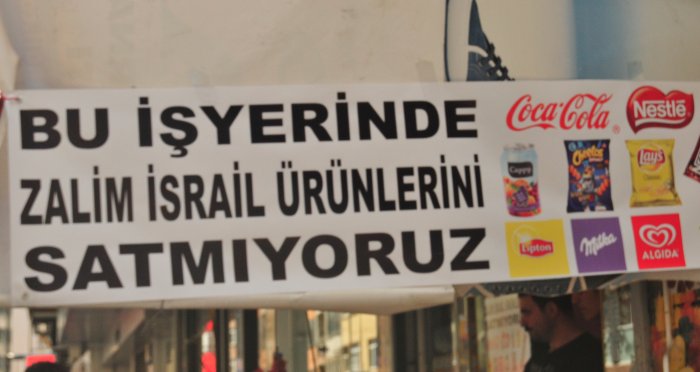 Esnaf, “İsrail ürünleri satmıyoruz!”