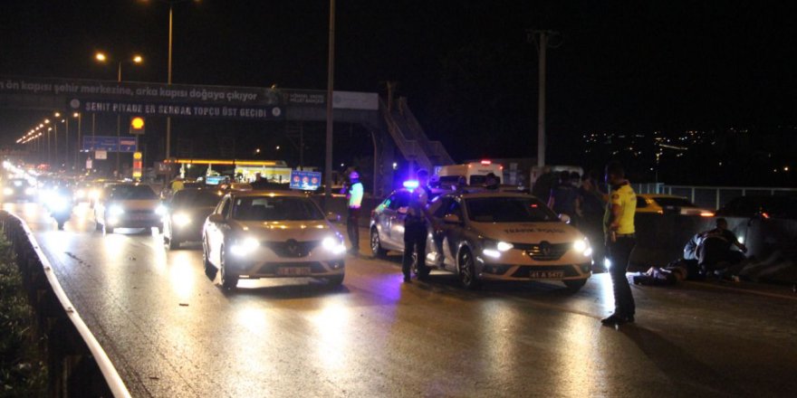 Üst geçidi kullanmadı canından oldu