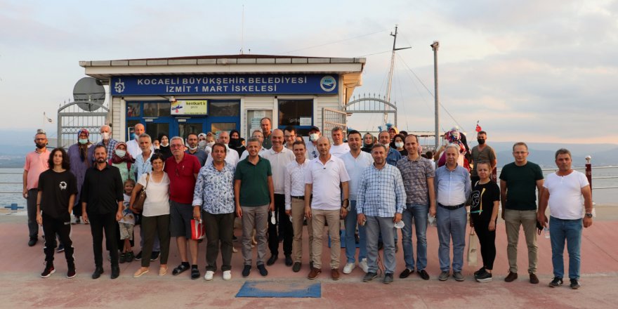 Muhtarlar, Körfez’de mehtap turuna katıldı