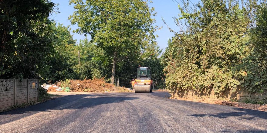 Maşukiye’de yollar daha güvenli