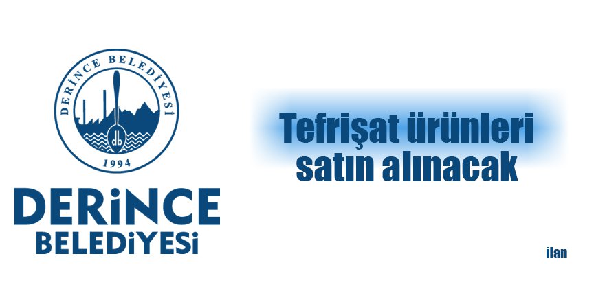 Tefrişat ürünleri satın alınacak