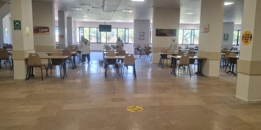 Karantina için kullanılan yurtlar yenilendi