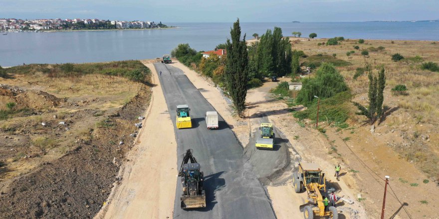 Darıca sahiline alternatif yol yapılıyor