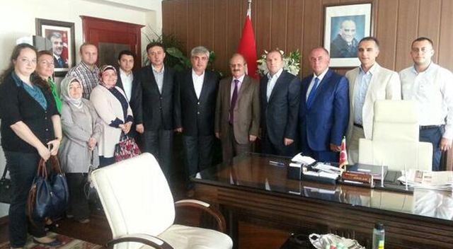 AKP’den Kaymakam Arslan’a hayırlı olsun ziyareti