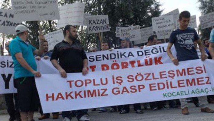 İşçiler kabul etmiyor, sözleşmeyi savunuyor