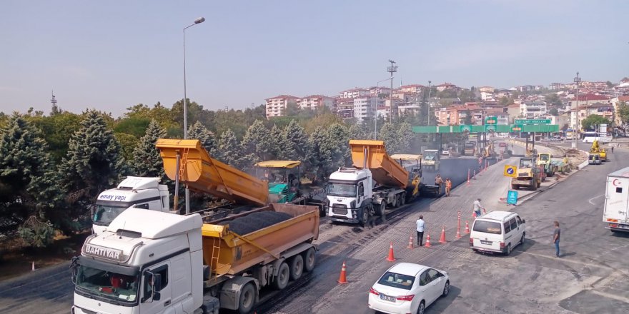 Tramvay hattında hafta sonu mesaisi