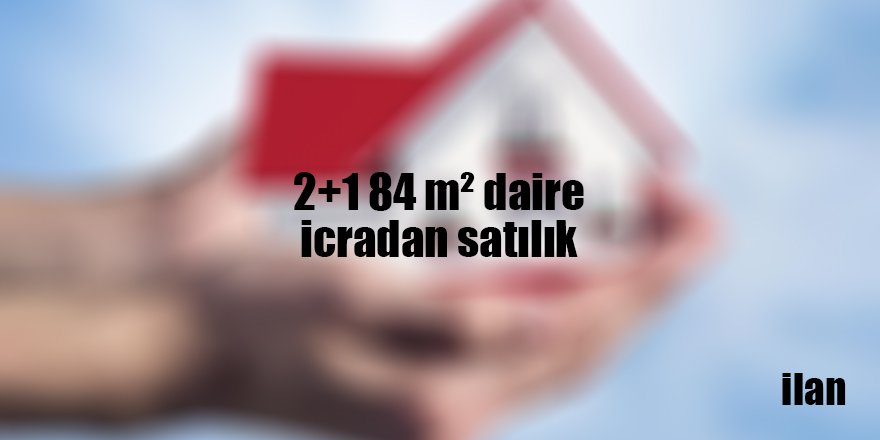 2+1 84 m² daire icradan satılık