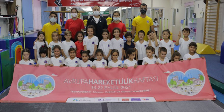 Avrupa Hareketlilik Haftası cimnastik şovuyla renklendi