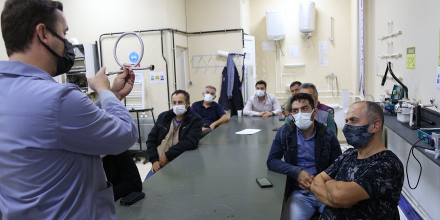 İSU personeline sıhhi tesisat eğitimi verildi